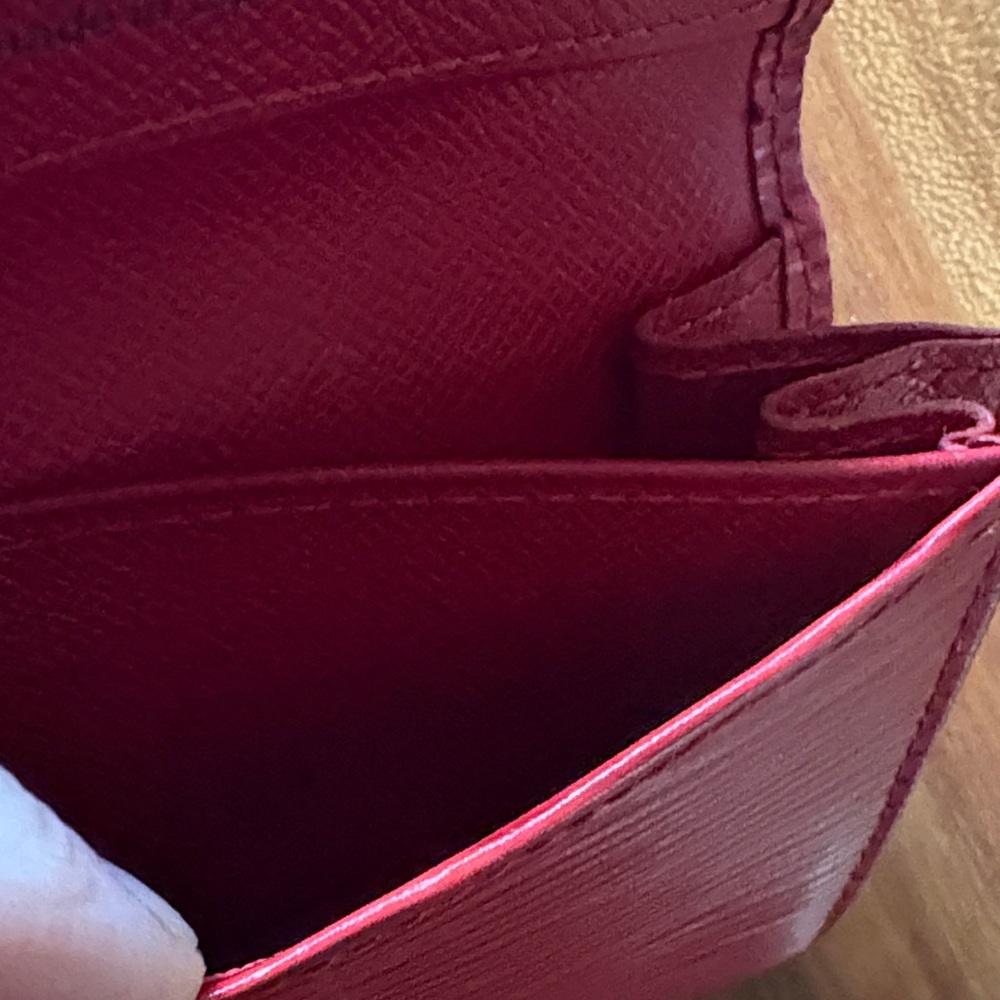 Louis Vuitton Red Epi Rosalie Coin Purse / Wallet - Picture 5 of 6